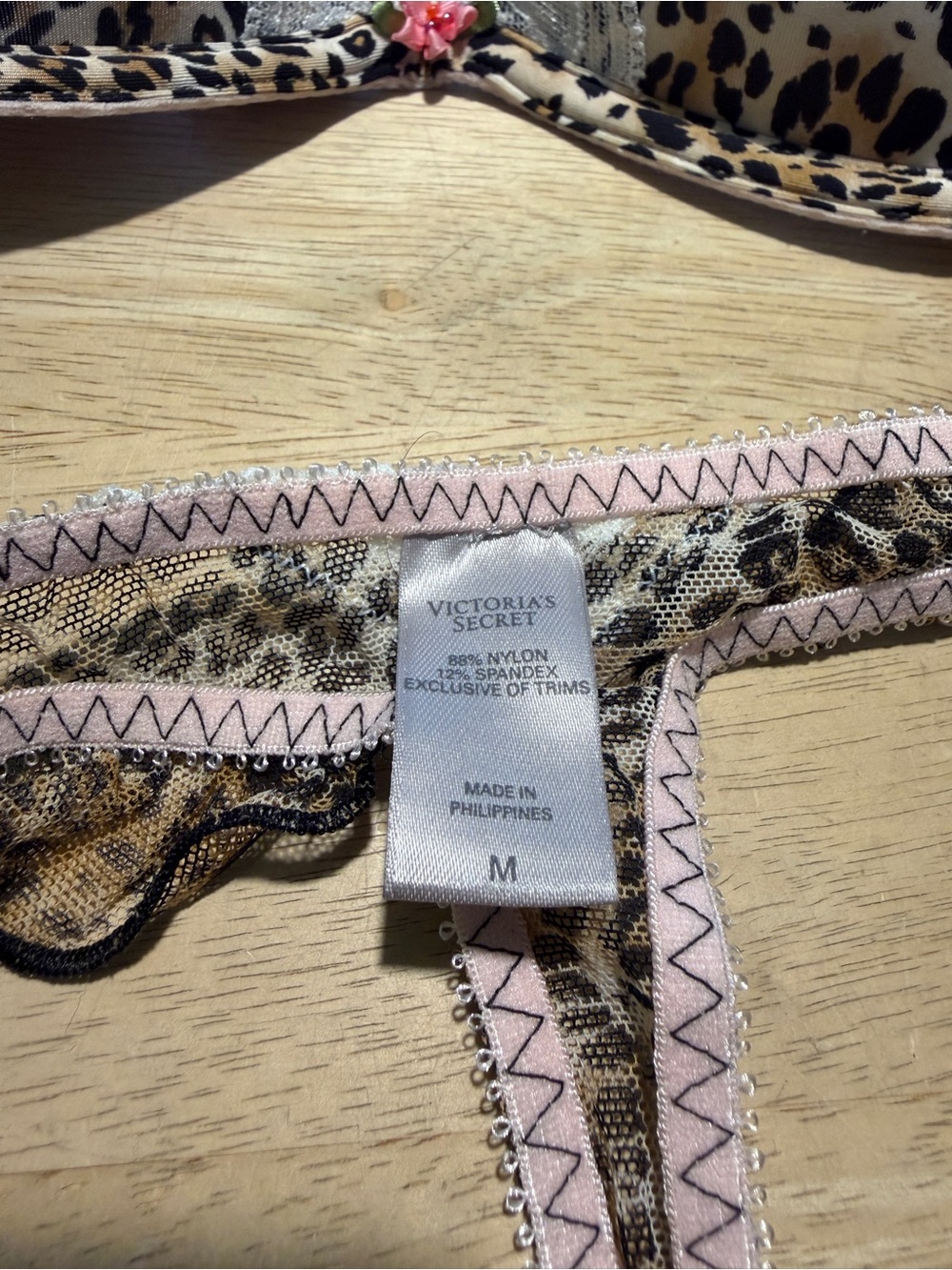 Victoria’s Secret Sexy Little Things Leopard PushUp Bra and Thong Set - Picture 3 of 4